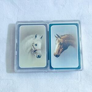 Vintage 1970s Whitman Horse Double Deck Playing Cards, Games, Horses, Poker